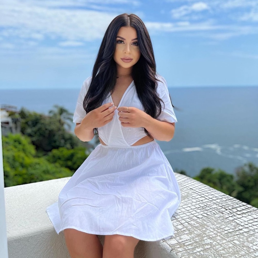 White dress